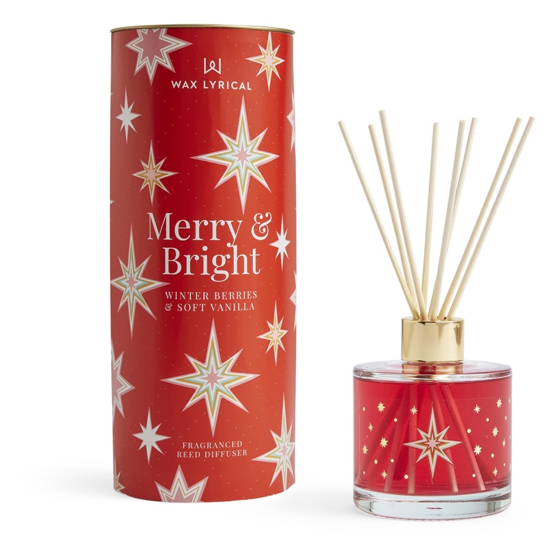 Wax Lyrical Merry & Bright Reed Diffuser Glitz & Glam 200ml