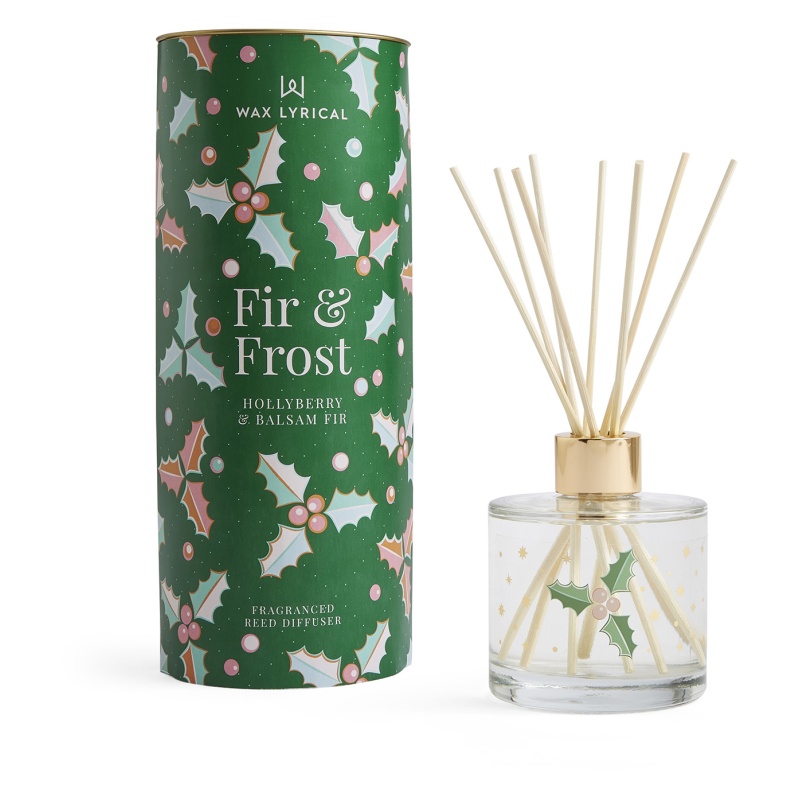 Wax Lyrical Merry & Bright Reed Diffuser Fir & Frost 200ml