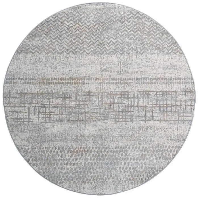 Mastercraft Mastercraft 063-0857/9293 Galleria Round Rug - Cream/Grey