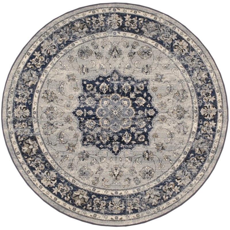 Mastercraft Mastercraft 057-0559/9686 Da Vinci Round Rug - Blue