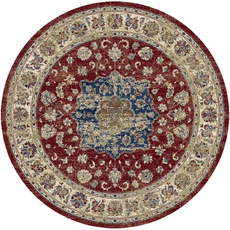 Mastercraft Mastercraft 057-0559/1464 Da Vinci Round Rug - Red