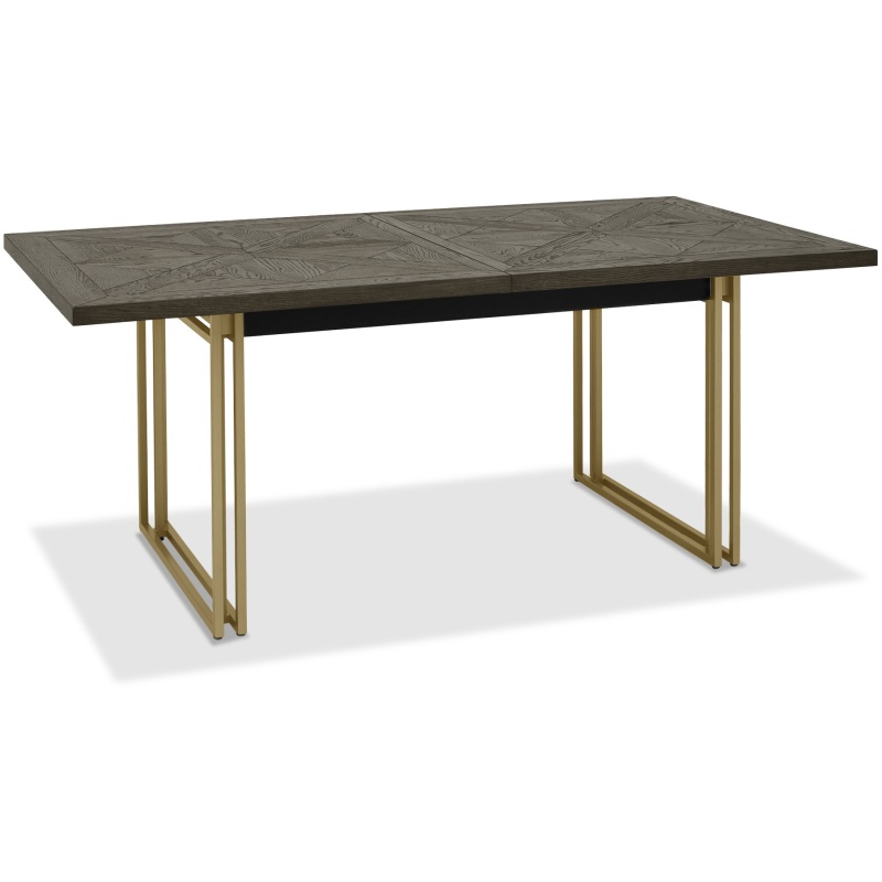 Downtown Vancouver Fumed Oak 6-8 Seater Extending Dining Table