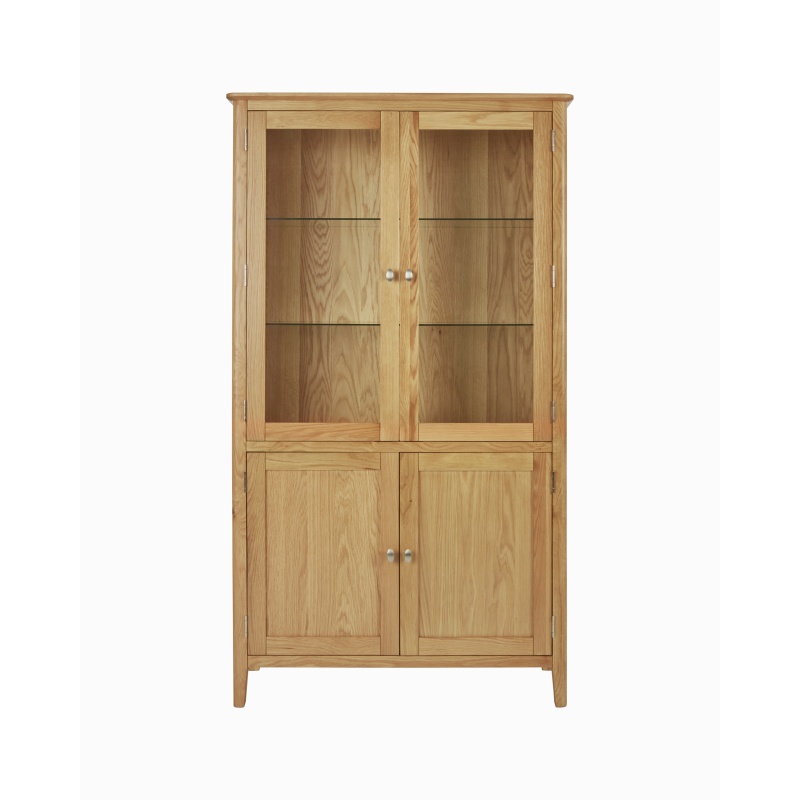 Downtown Hardwick Oak Display Cabinet