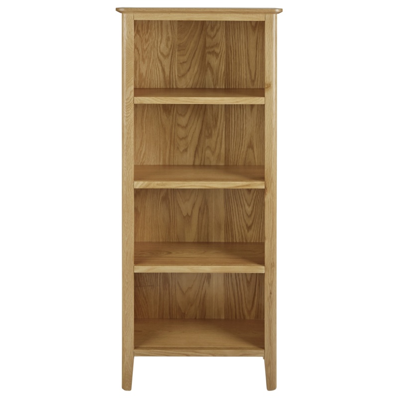 Downtown Hardwick Oak Slim Bookcase