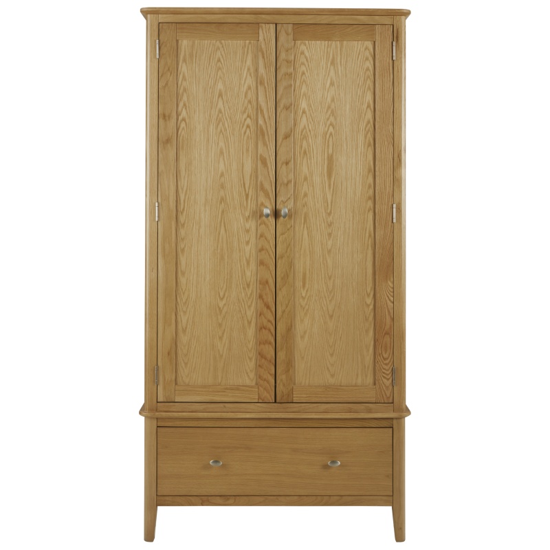 Hardwick Oak Double Wardrobe