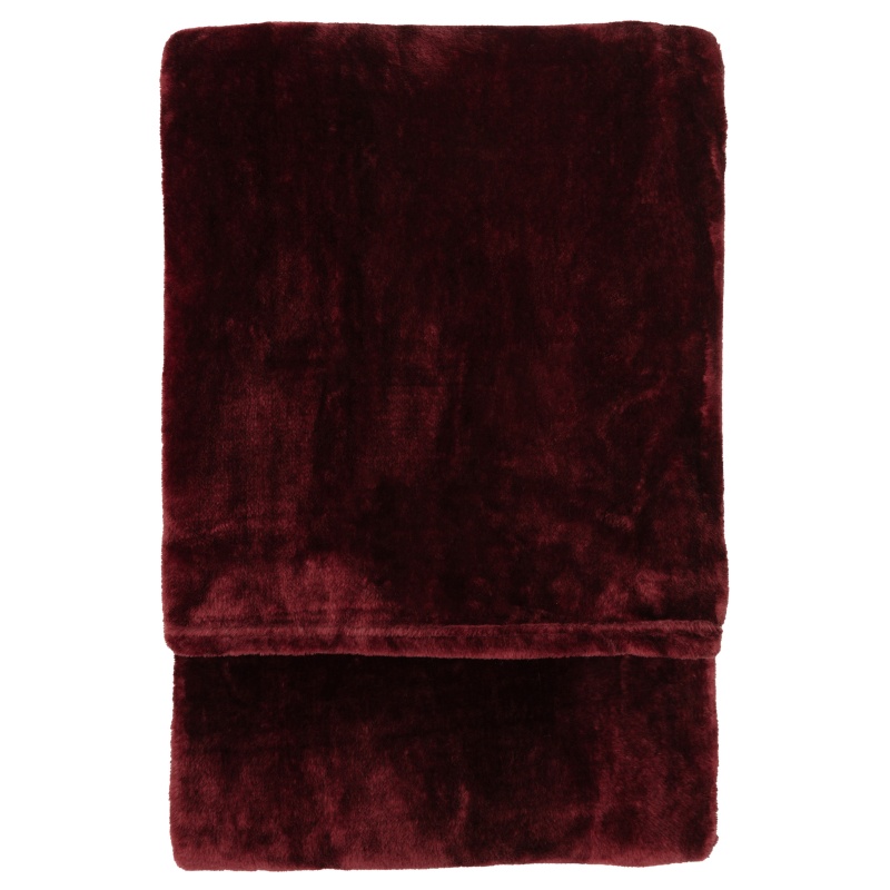 Maximus Cosy Fleece Throw 150cm X 200cm - Merlot