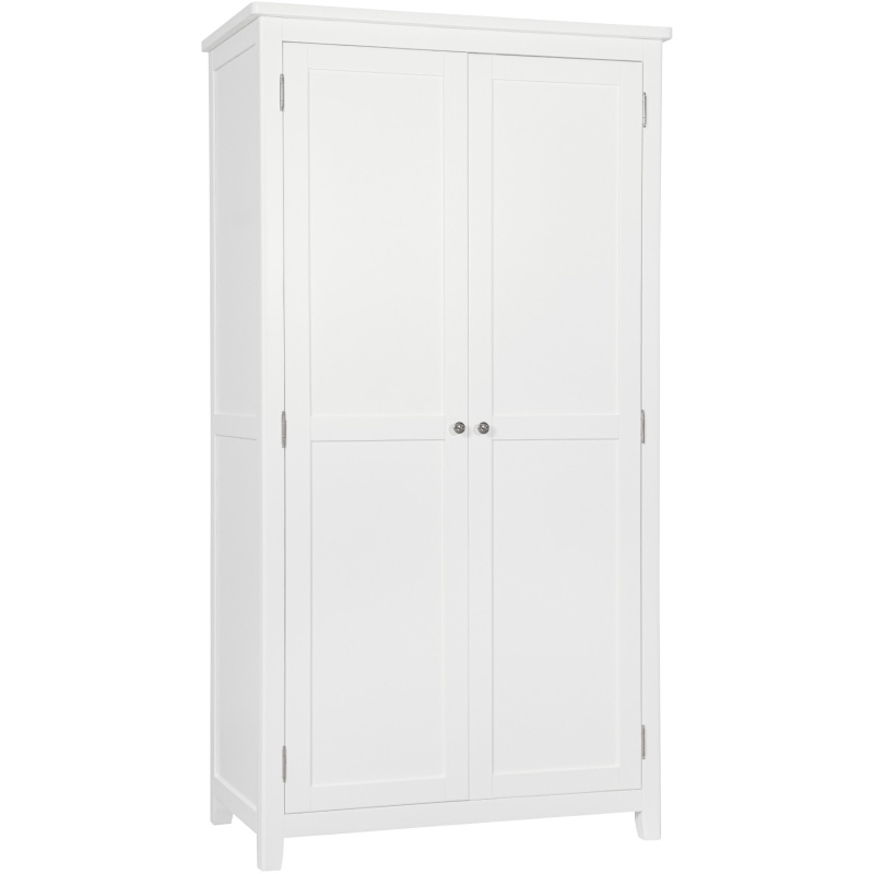 Cannes 2 Door Wardrobe - Painted White