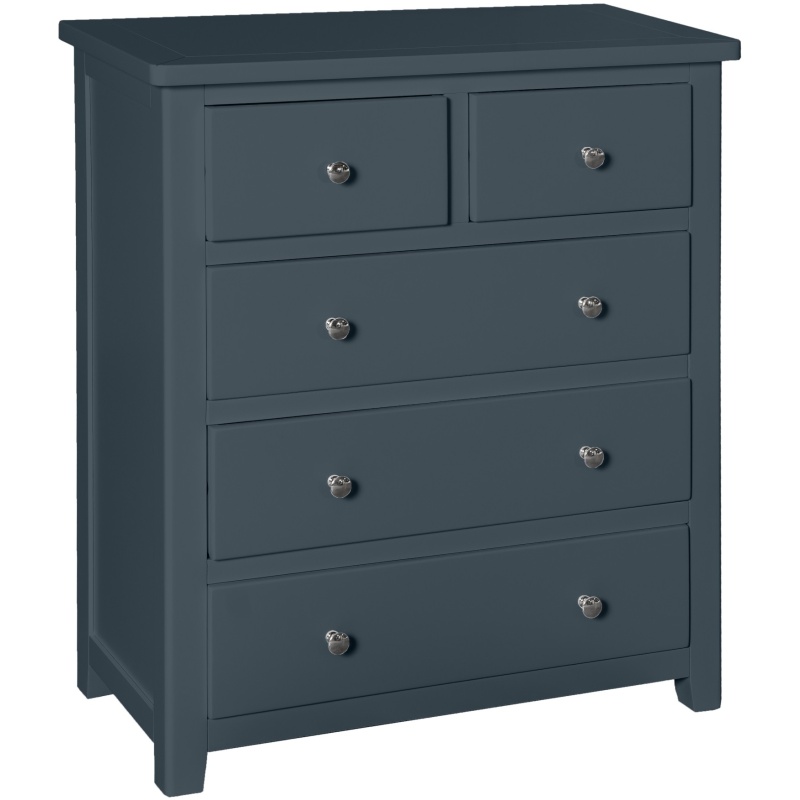 Cannes 2+3 Chest of Drawers - Painted Blue