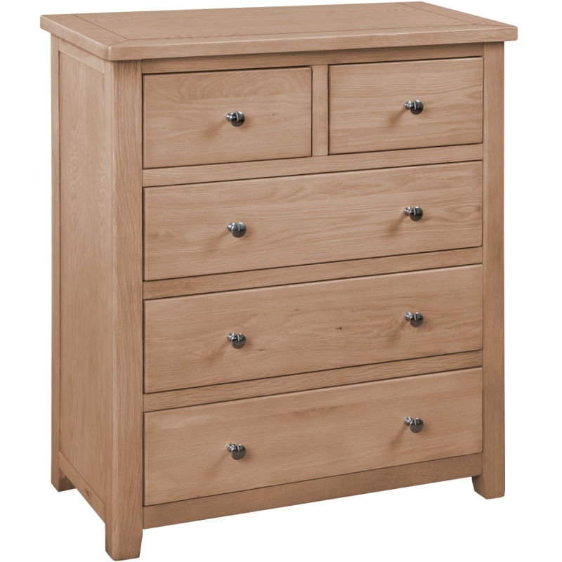 Cannes 2+3 Chest of Drawers - Oak