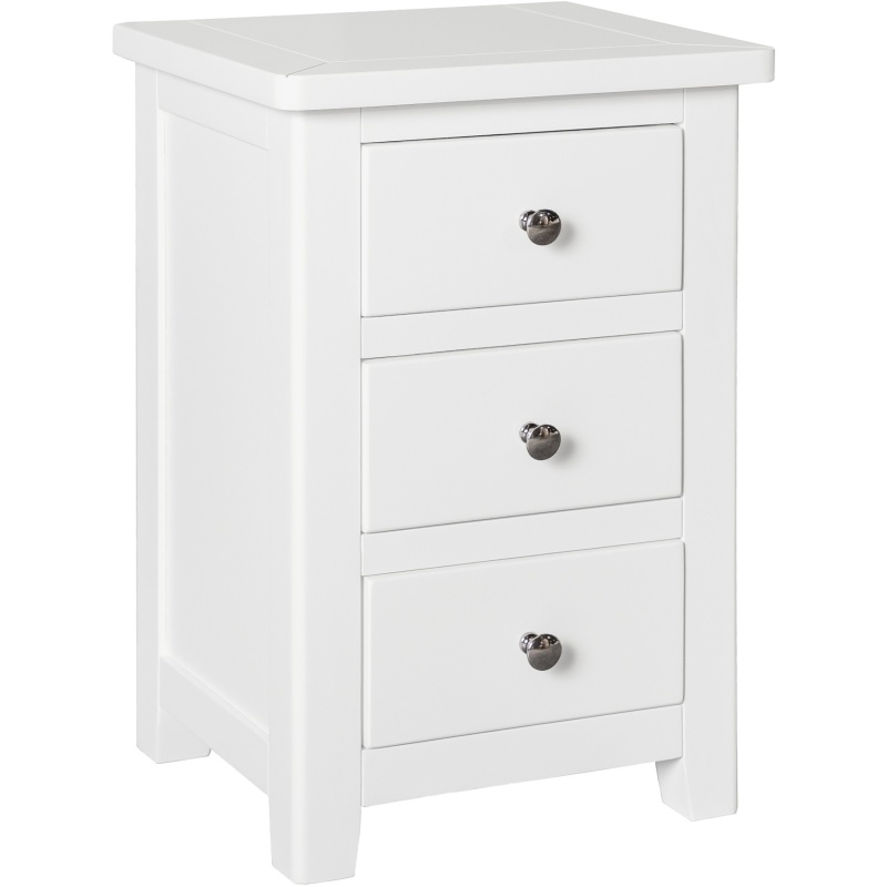 Cannes Bedside Cabinet - Painted White