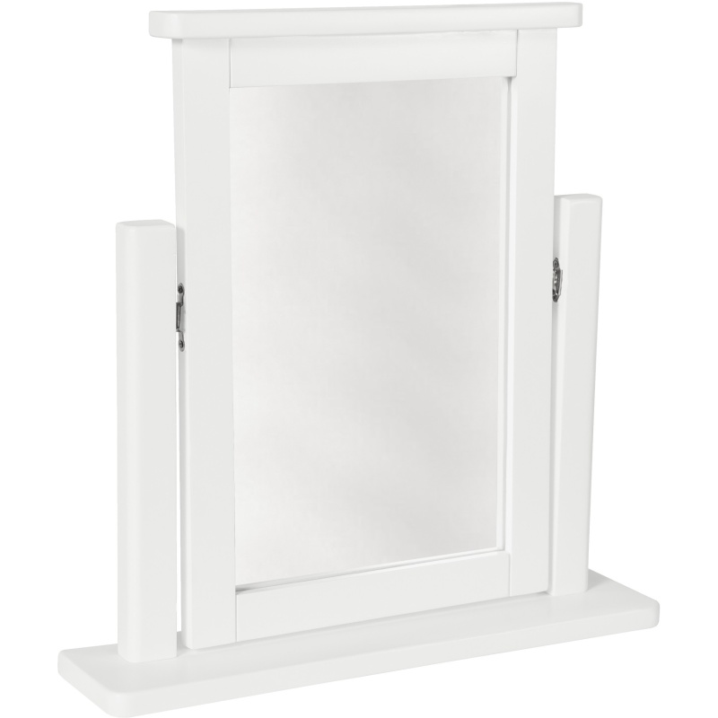 Cannes Dressing Table Swing Mirror - Painted White