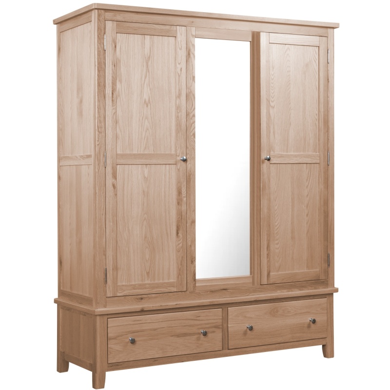 Cannes Triple Wardrobe - Oak