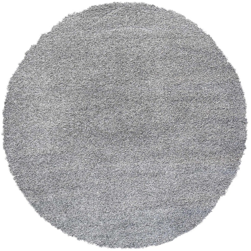 Mastercraft Mastercraft 023-0001/4248 Mehari Shaggy Round Rug - Grey