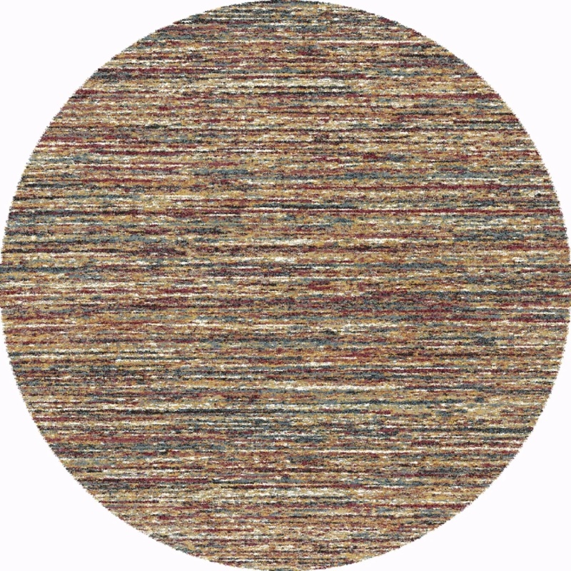 Mastercraft Mastercraft 023-0067/2959 Mehari Shaggy Round Rug - Rust Multi