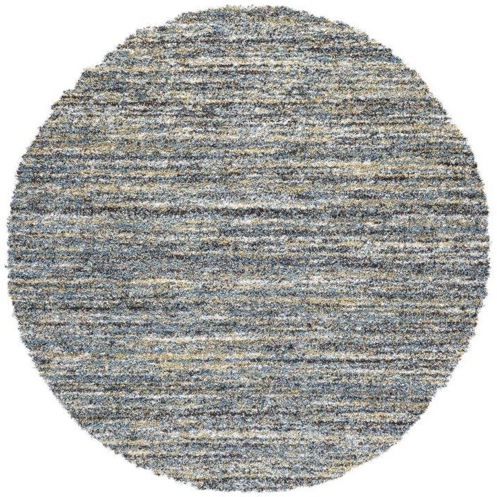 Mastercraft Mastercraft 023-0067/5949 Mehari Shaggy Round Rug - Blue Multi