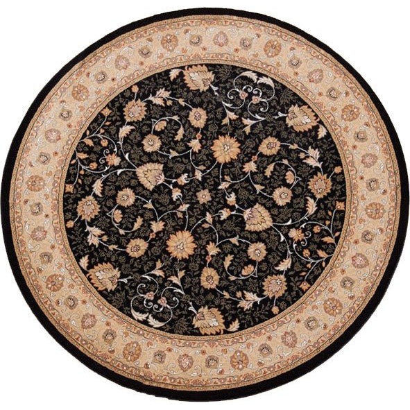 Mastercraft Mastercraft 6529/090 Noble Art Round Rug - Black/Gold