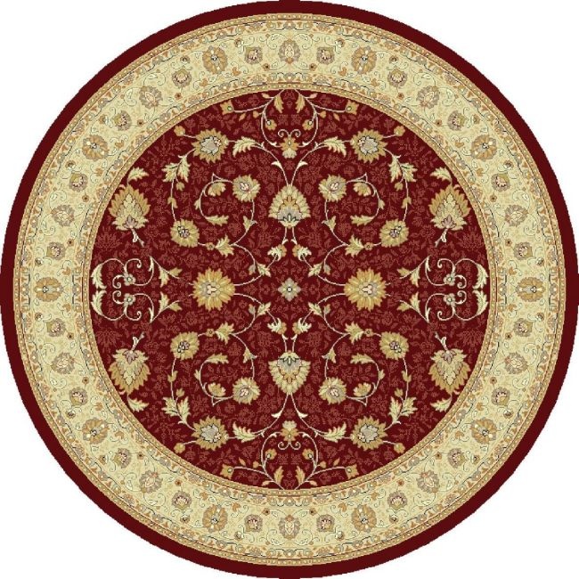 Mastercraft Mastercraft 6529/391 Noble Art Round Rug - Red/Gold