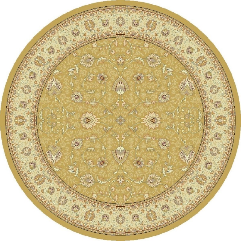 Mastercraft Mastercraft 6529/790 Noble Art Round Rug - Yellow