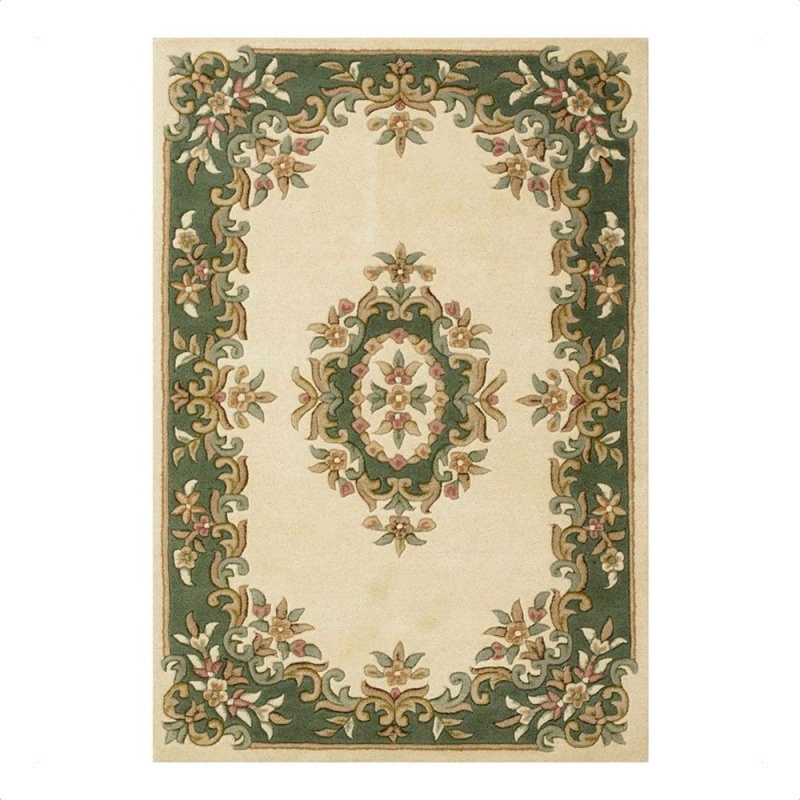 Melrose Interiors Melrose Royal Rug - Cream/Green