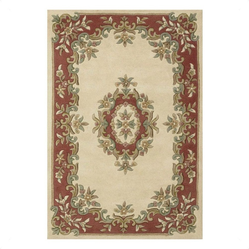 Melrose Interiors Melrose Royal Rug - Cream/Rose