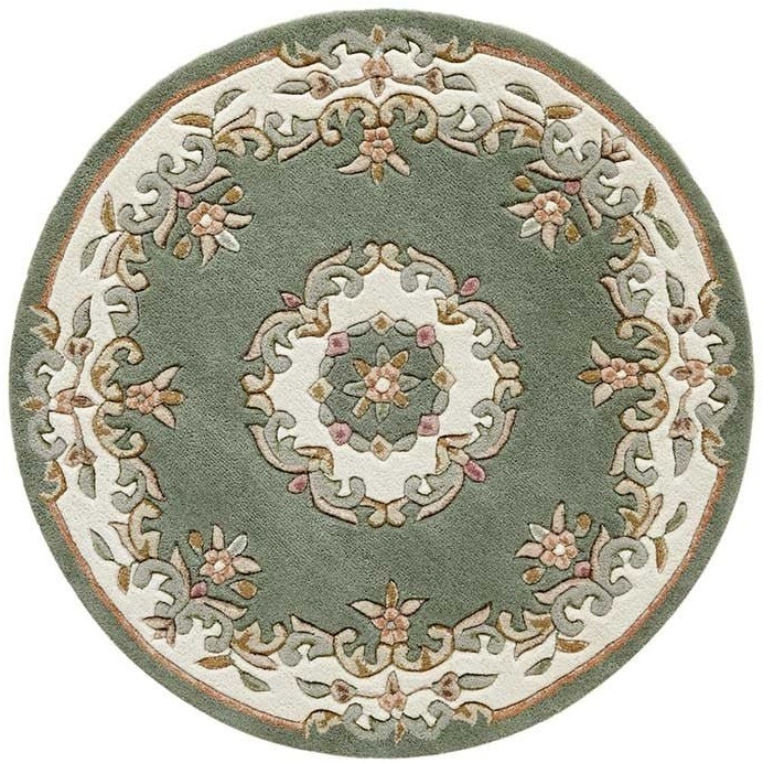 Melrose Interiors Melrose Royal Round Rug - Green