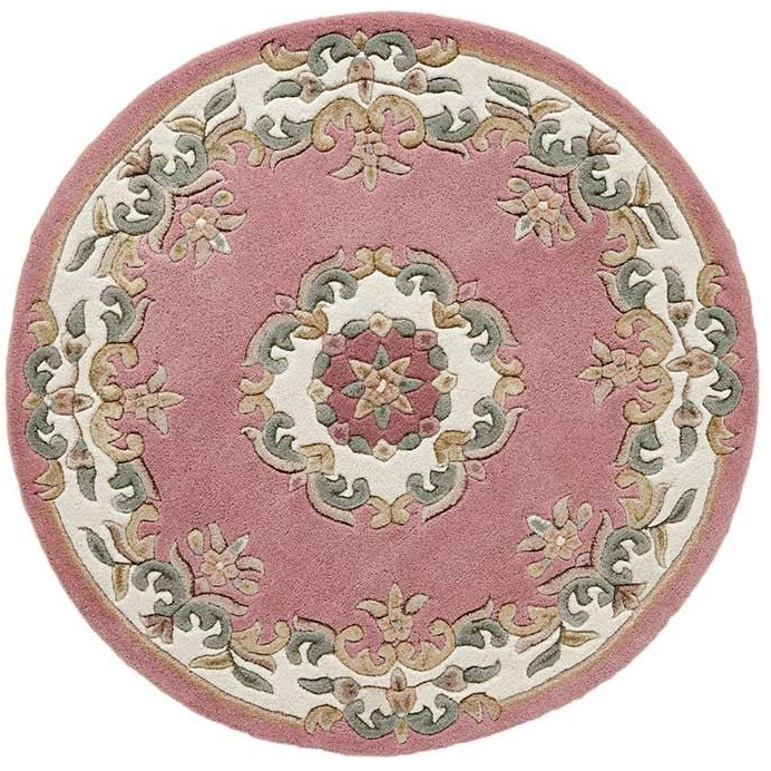 Melrose Interiors Melrose Royal Round Rug - Rose