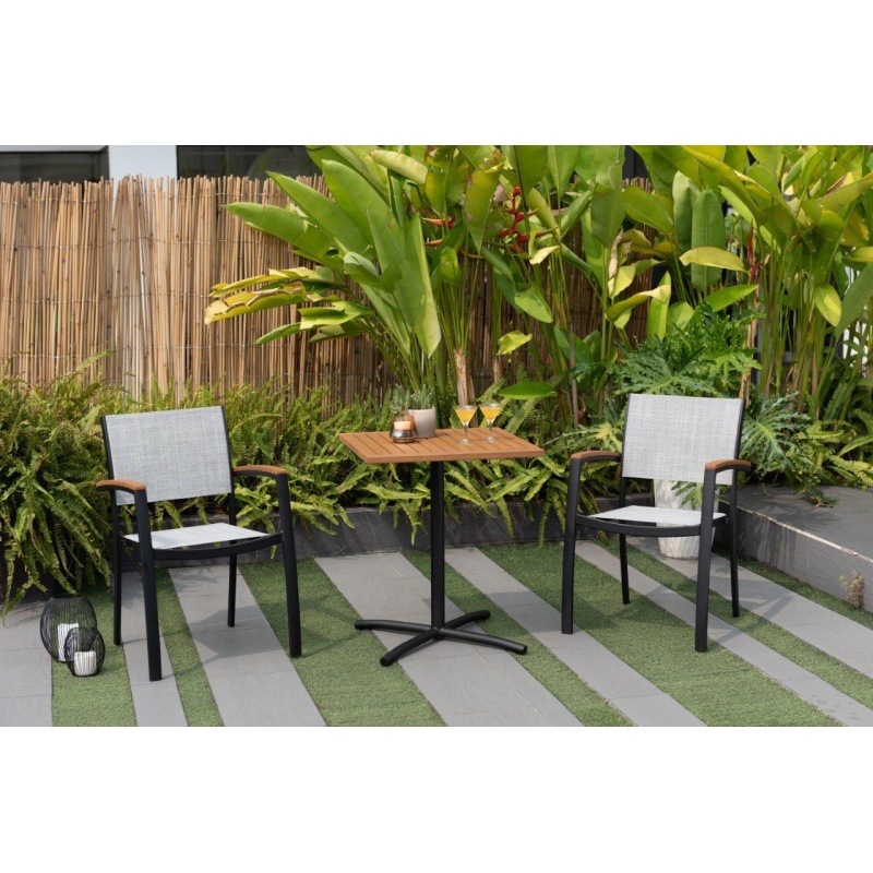 Lifestyle Garden Lifestyle Garden Barcelona Bistro Set - Black