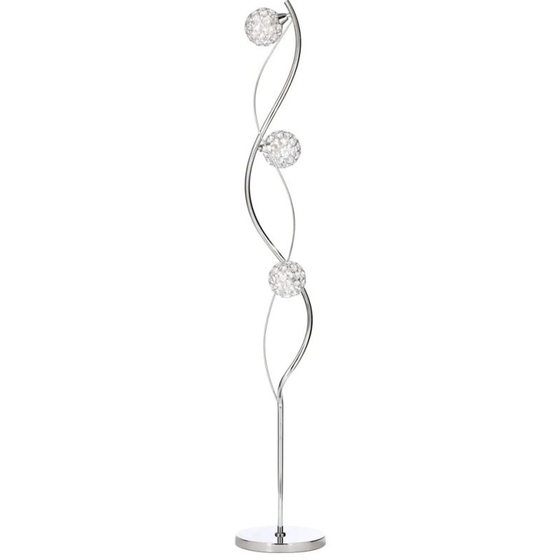 BHS Orianna Floor Lamp - Chrome