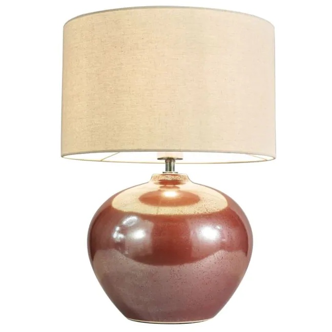 BHS Joules Table Lamp - Terracotta