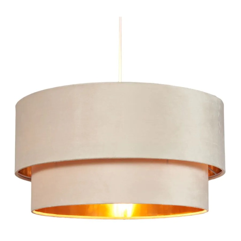 BHS Tia Light Shade 50cm - Ivory