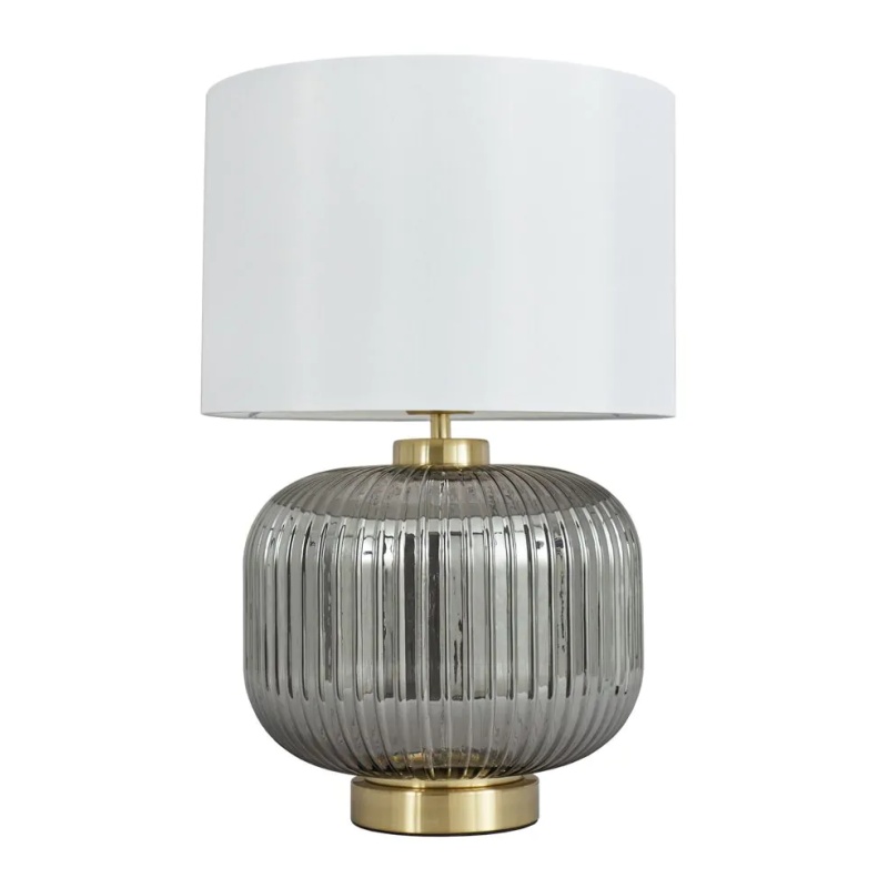 BHS Lyna Table Lamp - Satin Brass