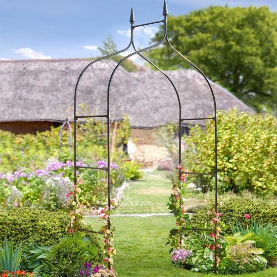 Smart Garden Minster Garden Arch In Black