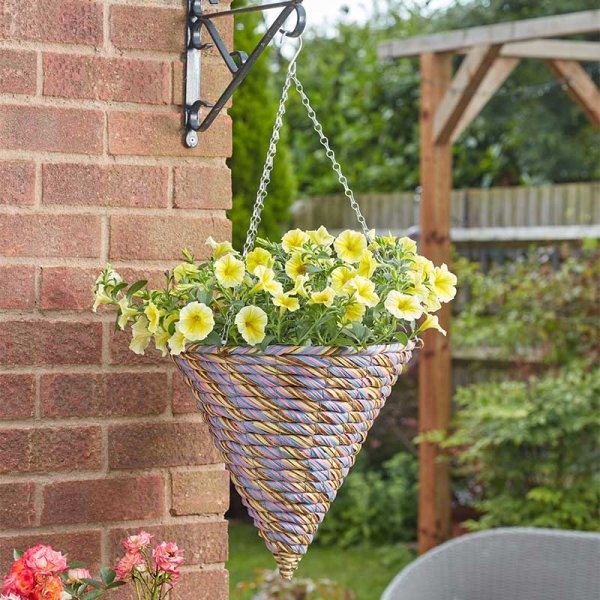 Smart Garden Gala Faux Rattan Cone - 14"/36cm