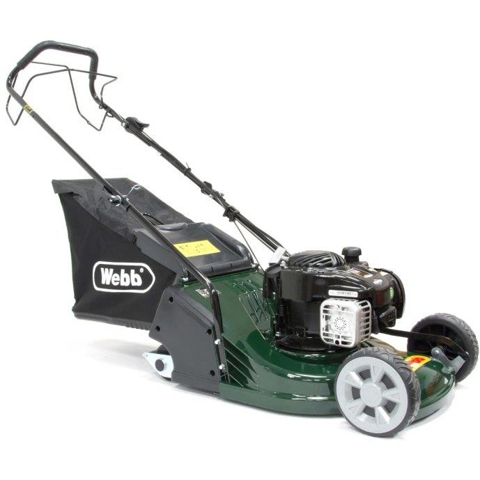 Webb WERR17SP 43cm (17inch) Self Propelled Petrol Rear Roller Lawnmower