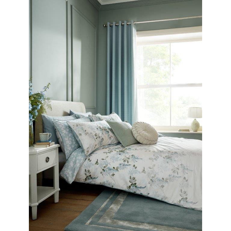 Laura Ashley Mirabelle Duvet Set - Pale Seaspray