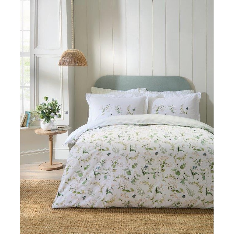 Sophie Allport Wild Floral Duvet Set - Green