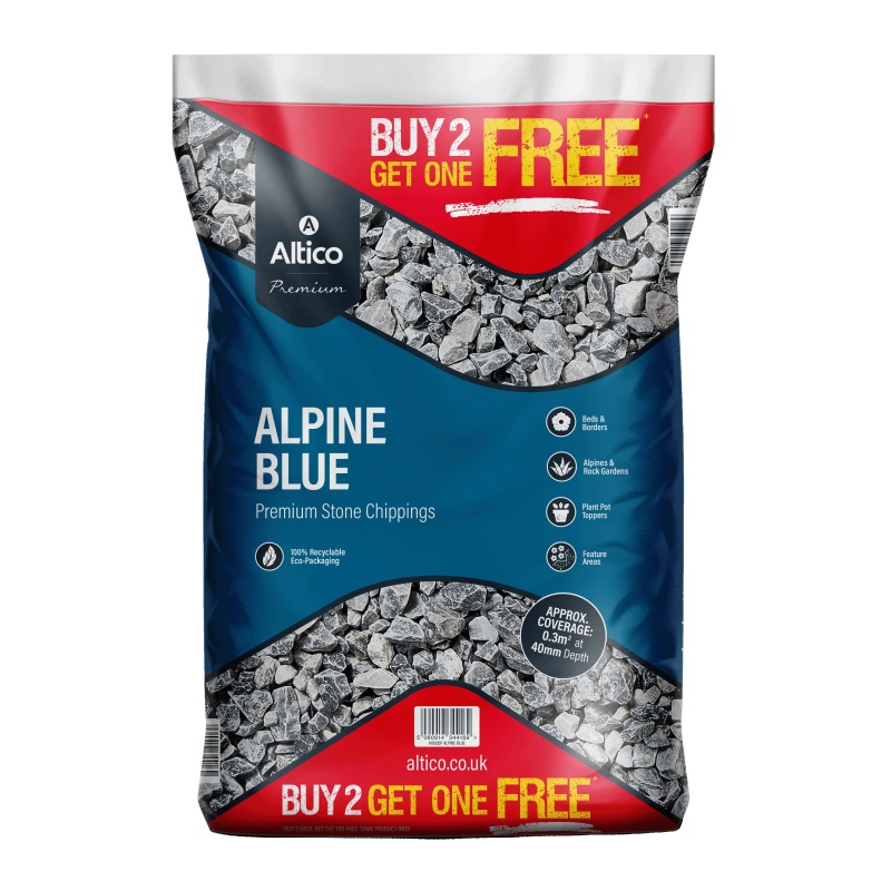 Altico Natural Stone Chippings - Alpine Blue - Bag