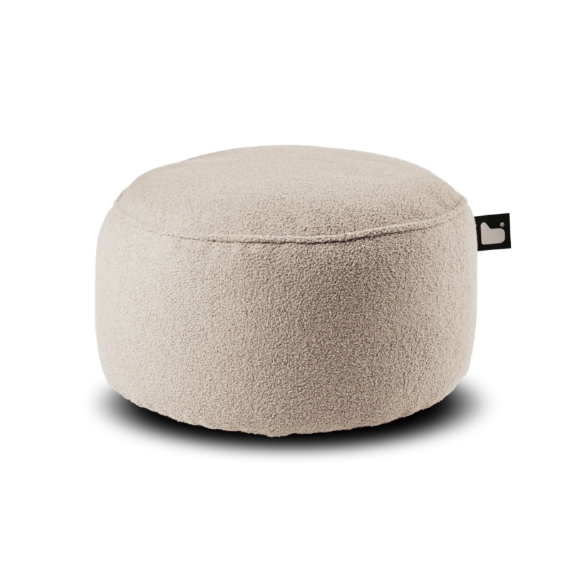 Extreme Lounging Indoor B Poufe Teddy - Ivory