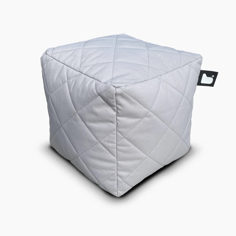 Extreme Lounging Box Quilted - Silver Grey