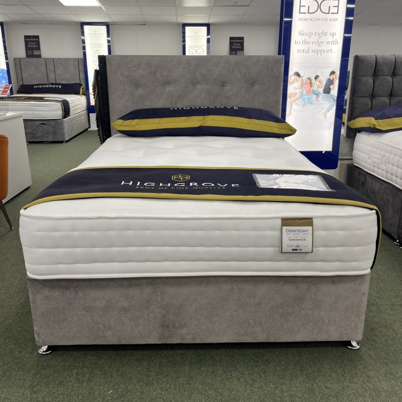 Highgrove Highgrove Greenwich Mattress & Divan Set With Headboard