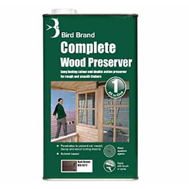 Bird Brand Complete Clear Wood Preserver - 2.5L