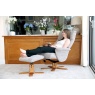 Downtown Mars Recliner Chair & Stool Set