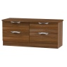 Cambourne Cam036 4 Drawer Bed Box with Noche Walnut Fronts and Noche Walnut Surround