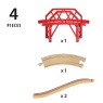 BRIO Curved Bridge 33699