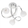 BHS Soni Small Flush Ceiling Light Chrome