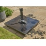 Royce Ambassador 3m x 3m Led Cantilever In Carbon With Cover And Wheeled Granite Base