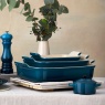 Le Creuset Heritage Deep Rectangular Dish 19cm Deep Teal