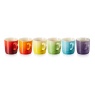 Le Creuset Set Of 6 Rainbow Cappuccino Mugs