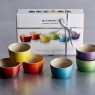 Le Creuset Set Of 6 Rainbow Mini Ramekin