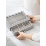 Stackers Pebble Grey Classic Ring/Bracelet Drawer With Glass Lid